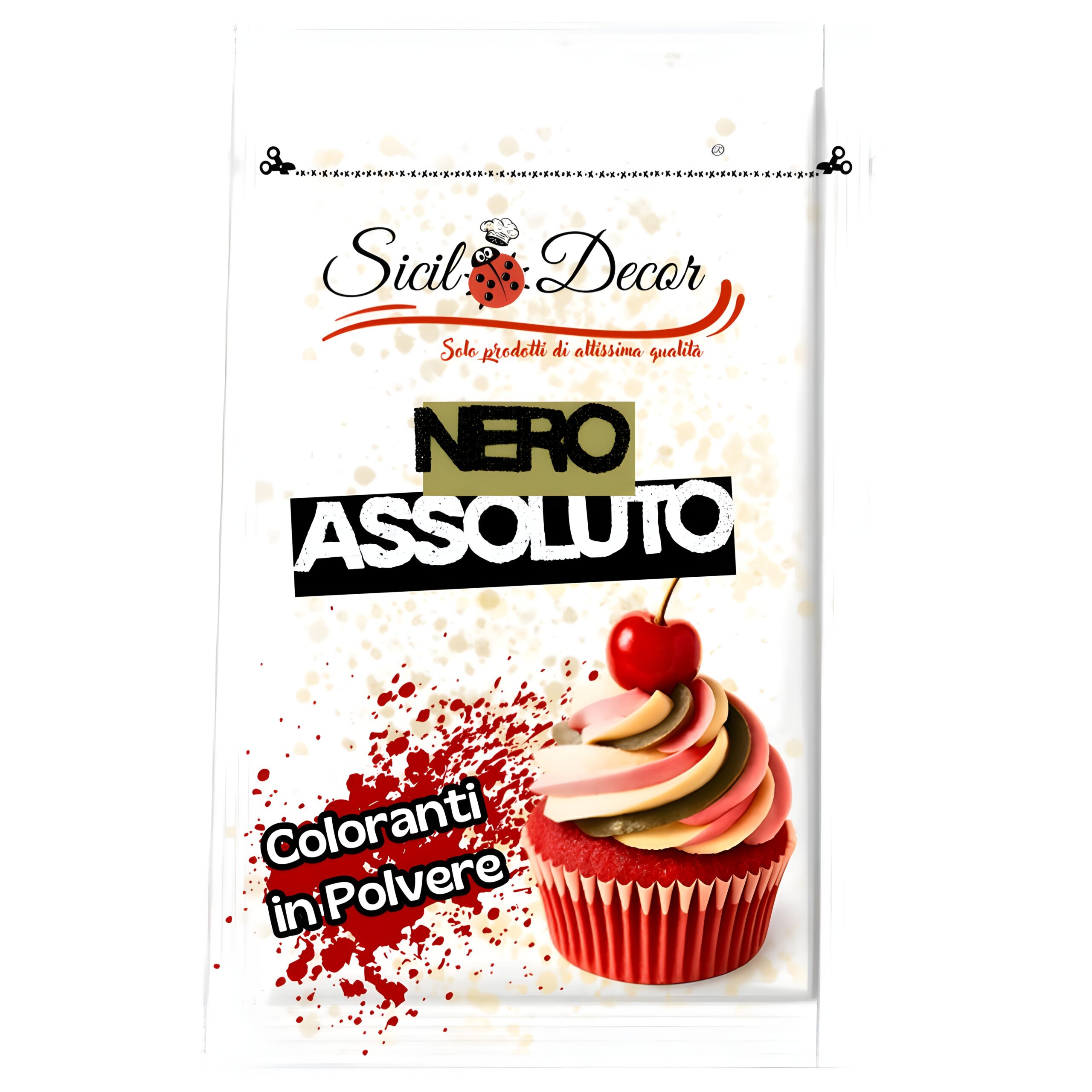 Colorante alimentare in polvere Nero assoluto